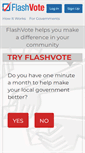 Mobile Screenshot of flashvote.com